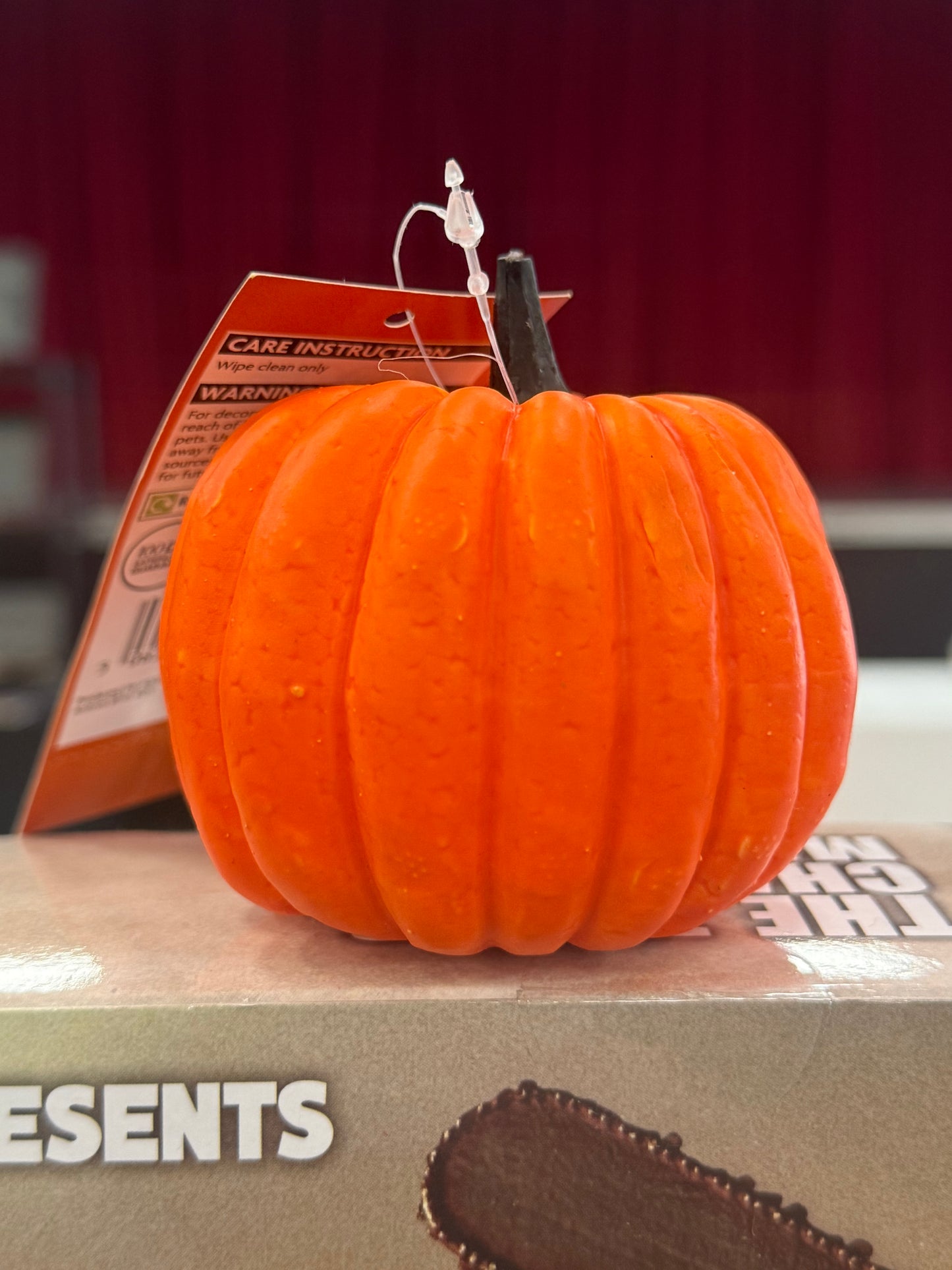 Orange Pumpkin Decoration