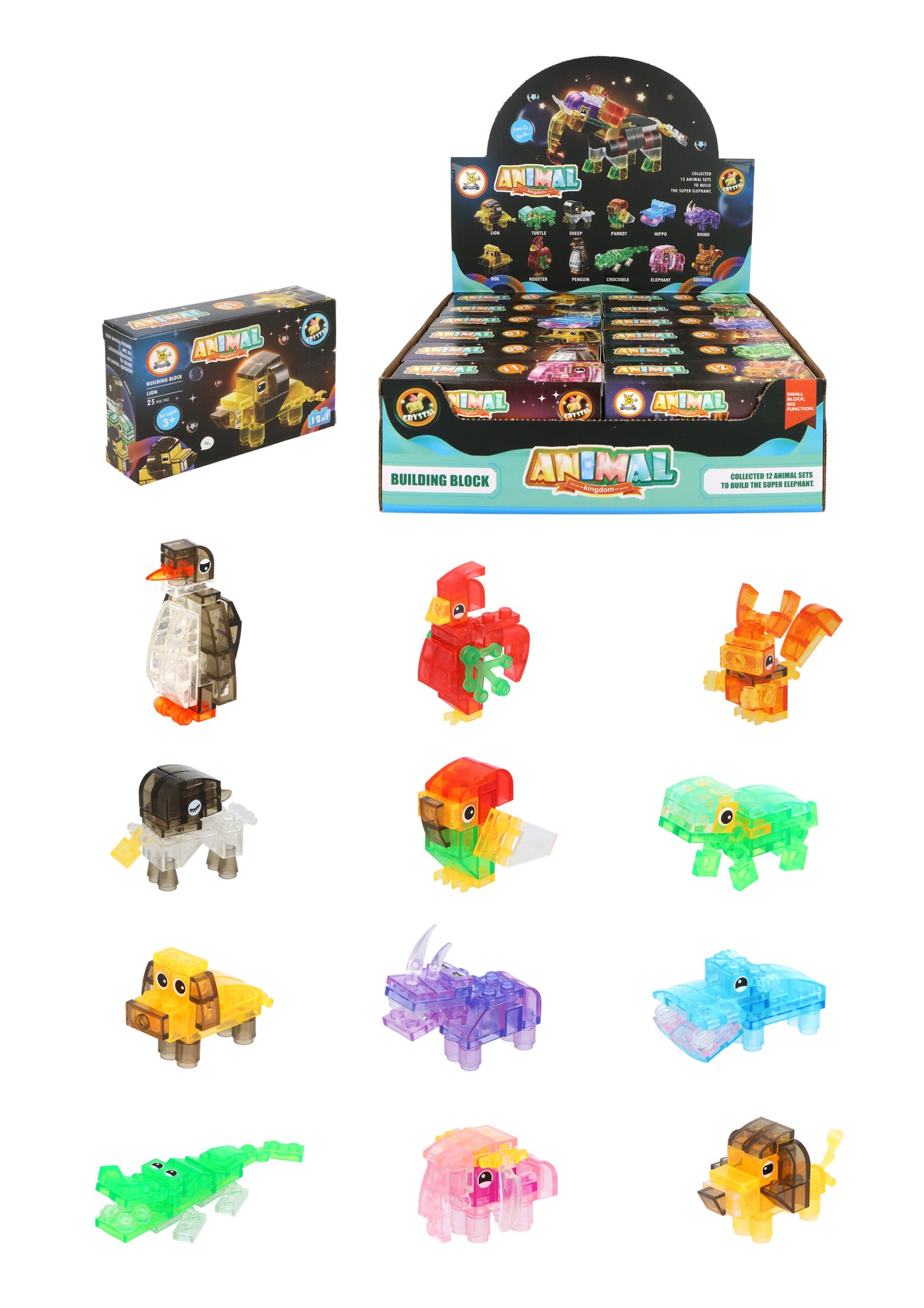 Animal Kingdom Crystal Block Kit