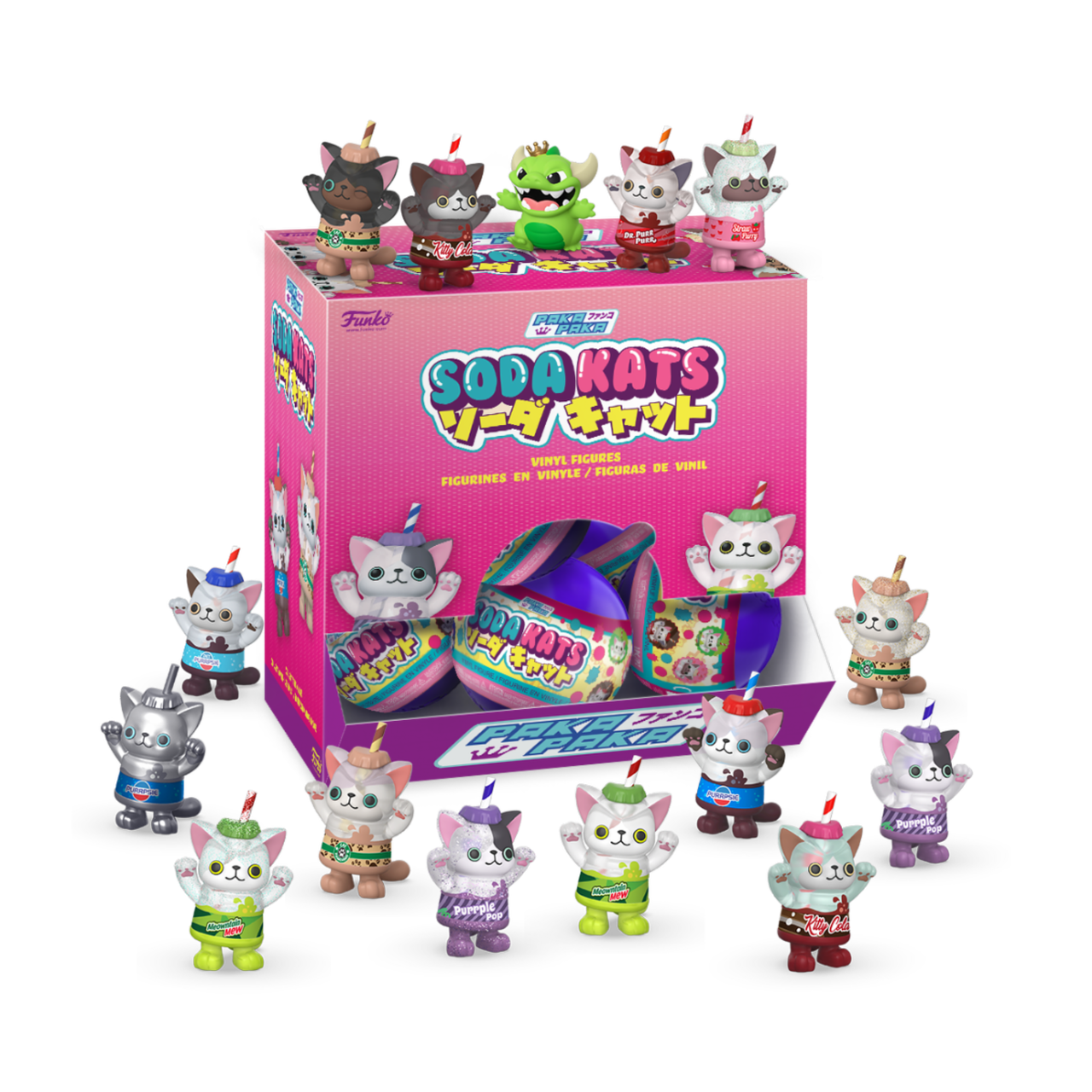 Paka Paka Soda Kats Vinyl Figure Capsule