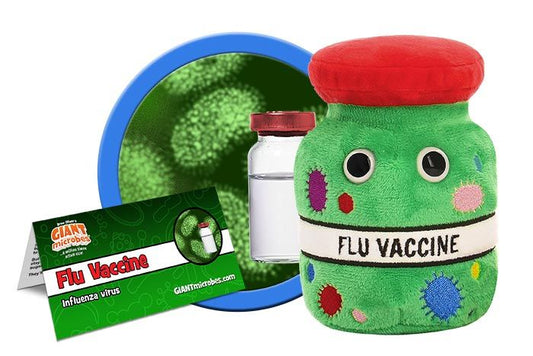Flu Vaccine Giant Microbes Plush