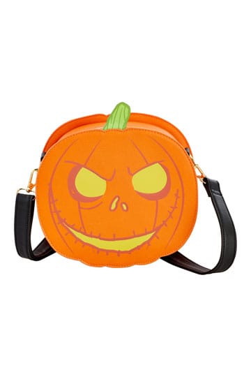 Nightmare Before Christmas Jack Skellington Jack O-Lantern Loungefly Glow in the Dark Crossbody Bag