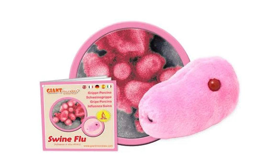 Swine Flu (Influenza A virus H1N1) Giant Microbes Plush