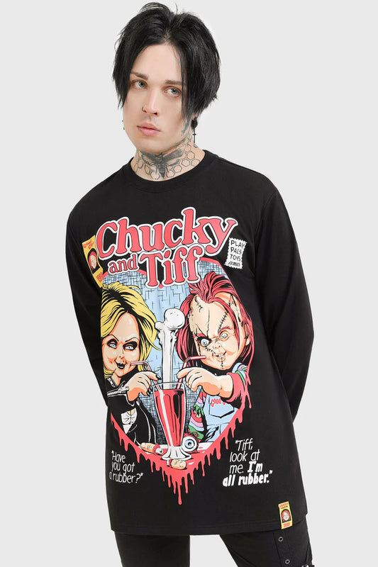 Chucky & Tiff Forever Sweatshirt by Killstar