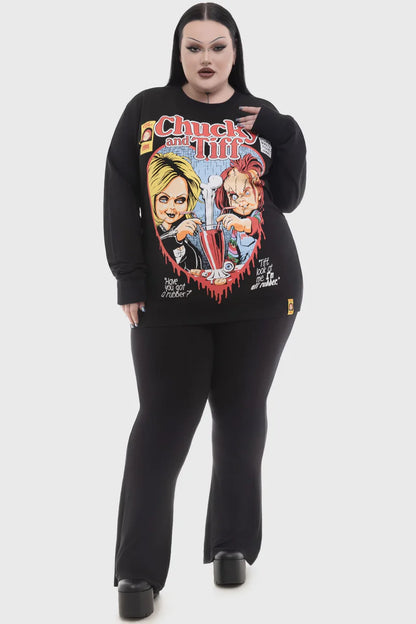 Chucky & Tiff Forever Sweatshirt by Killstar