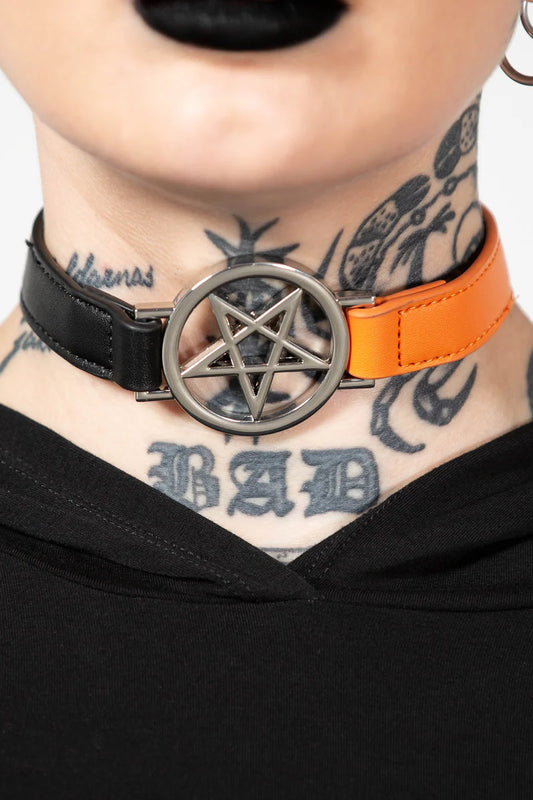 Penta Half Choker by Killstar