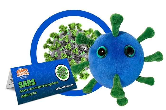 SARS (SARS-CoV-1) Giant Microbes Plush