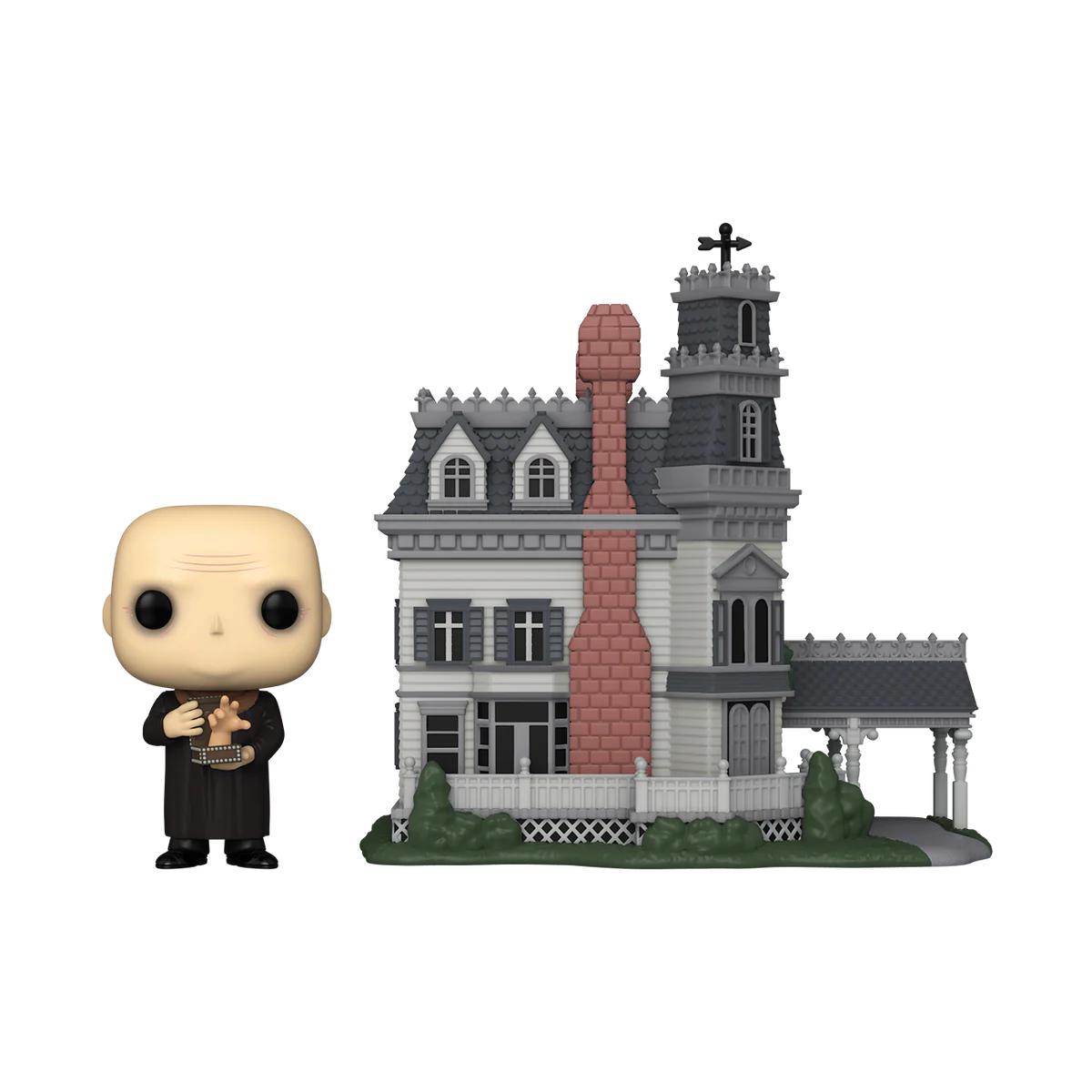 The Addams Family Uncle Fester and Addams Mansion Funko Pop! Town Vinyl Figure