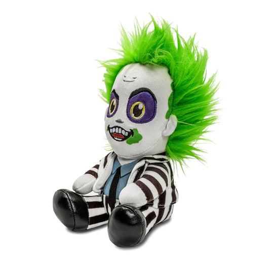 Beetlejuice Phunny Plush Figure Beetlejuice Sitting with Striped Outfit 18 cm *PREORDER*