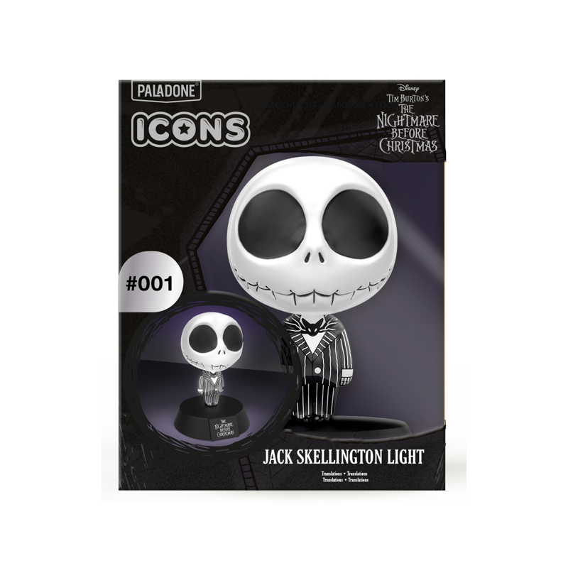 The Nightmare Before Christmas Icons Jack Light-up Figure *PREORDER*