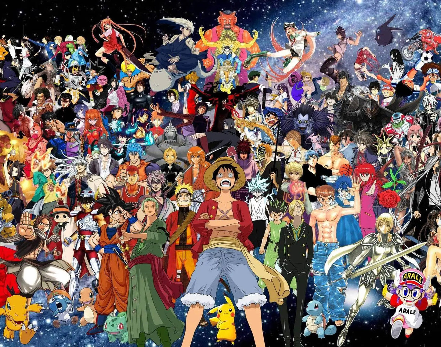 Mystery Licensed Anime 5 x T-Shirt Bundle