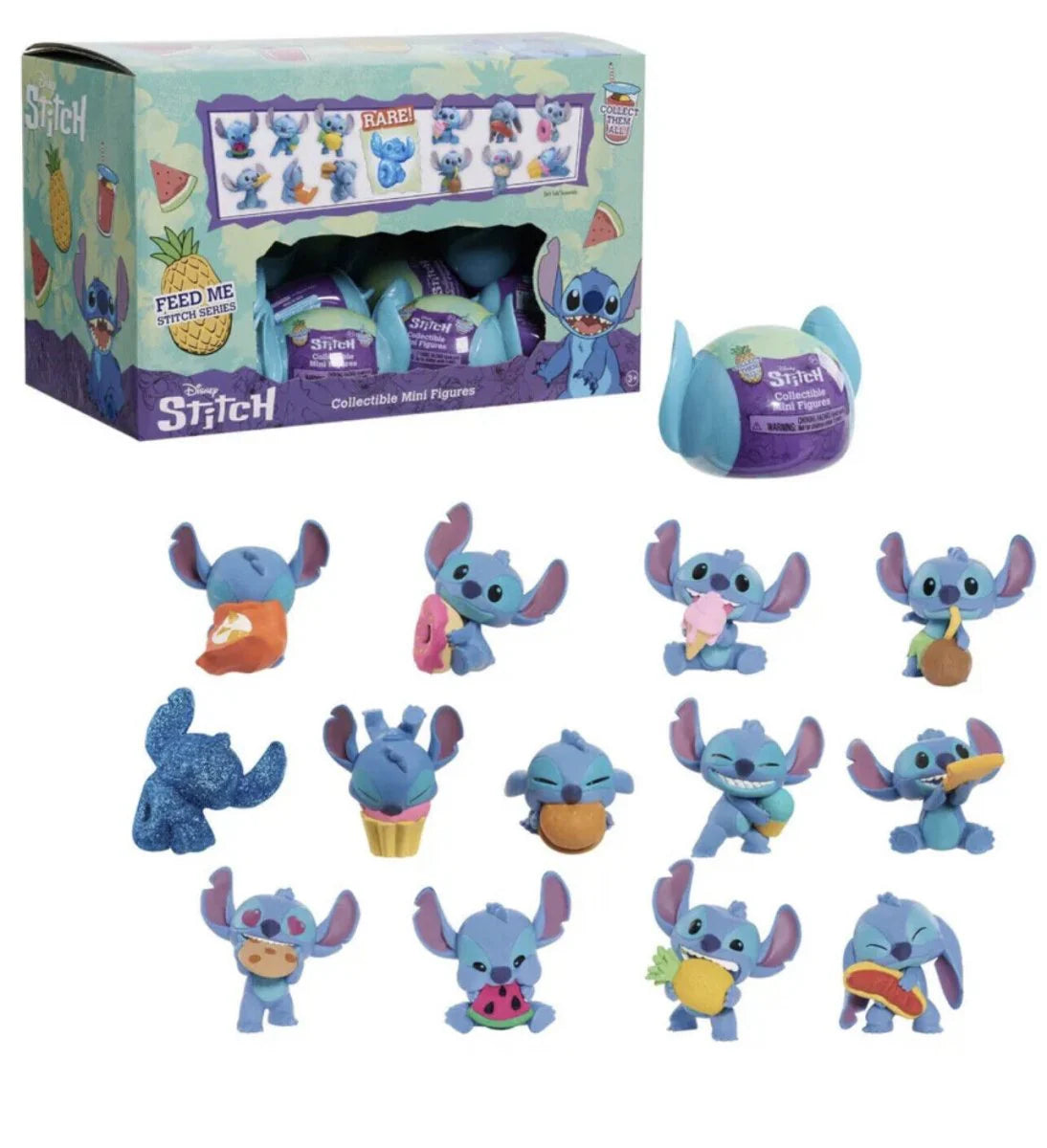 Stitch Feed Me Collectible Mini Figures Blind Capsule