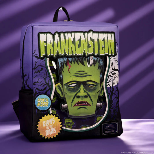 Frankenstein Neon Mask Mini Backpack by Loungefly