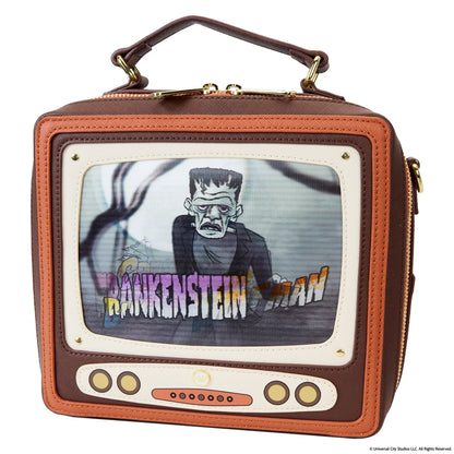 Universal Monsters Vintage TV Triple Lenticular Crossbody Bag by Loungefly