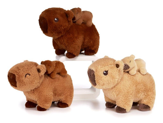 Capybara with Baby Plush