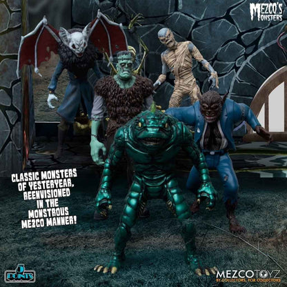 Monsters Tower of Fear MEZCO 5 Points Deluxe Box Set