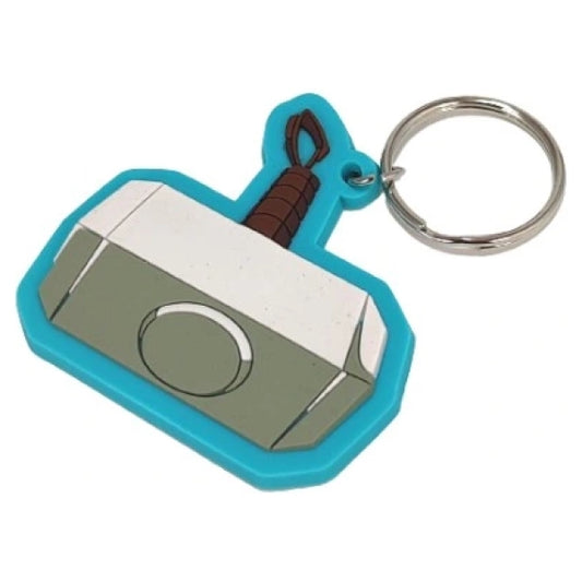 Marvel Avengers Thor Mjolnir Rubber Keychain