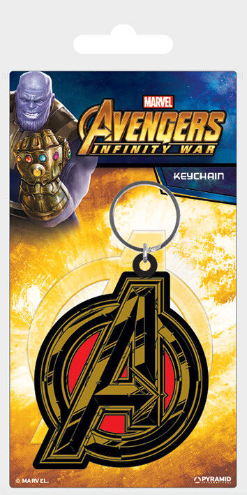 Marvel Avengers Logo Rubber Keychain