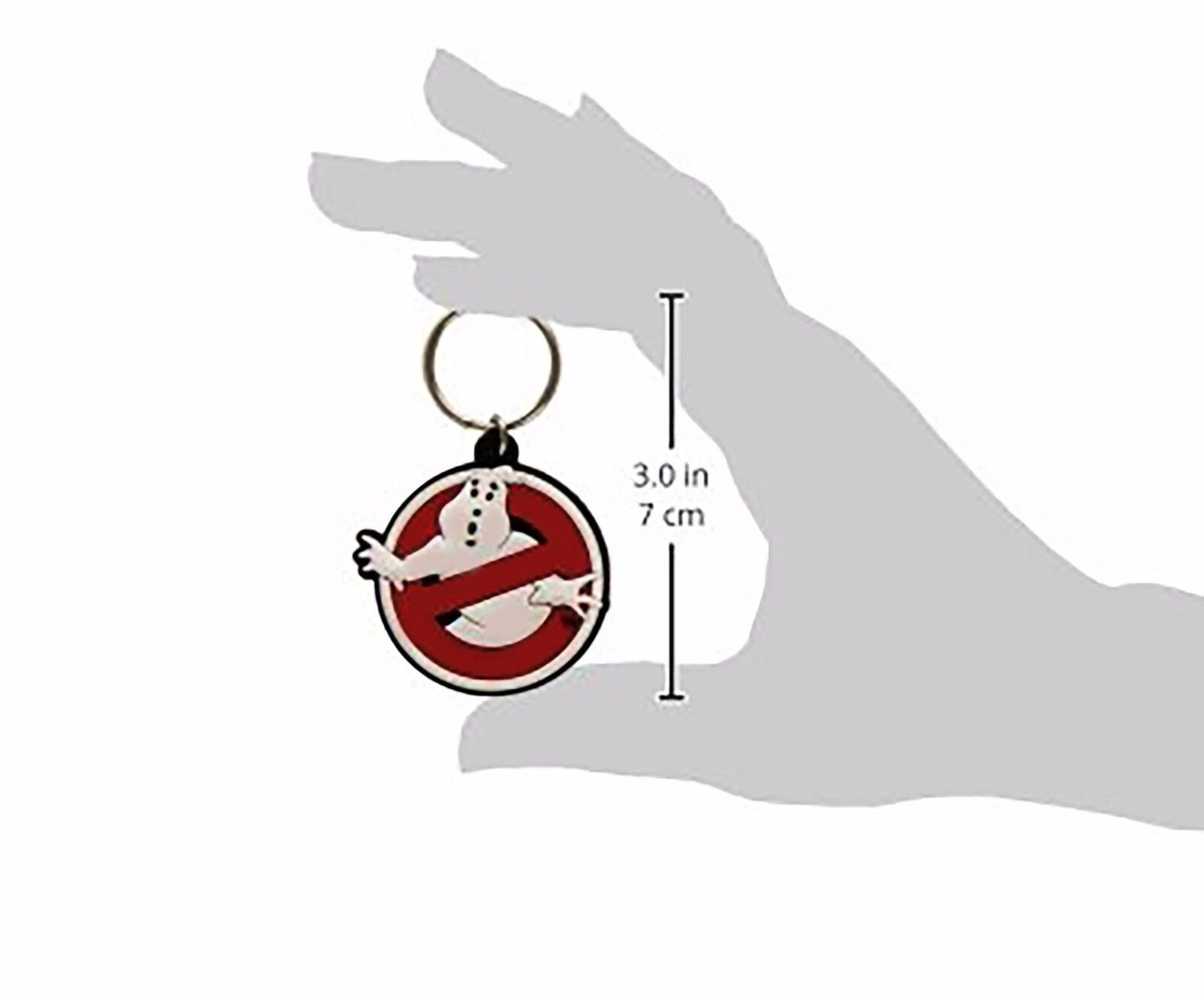 Ghostbusters Logo Rubber Keychain