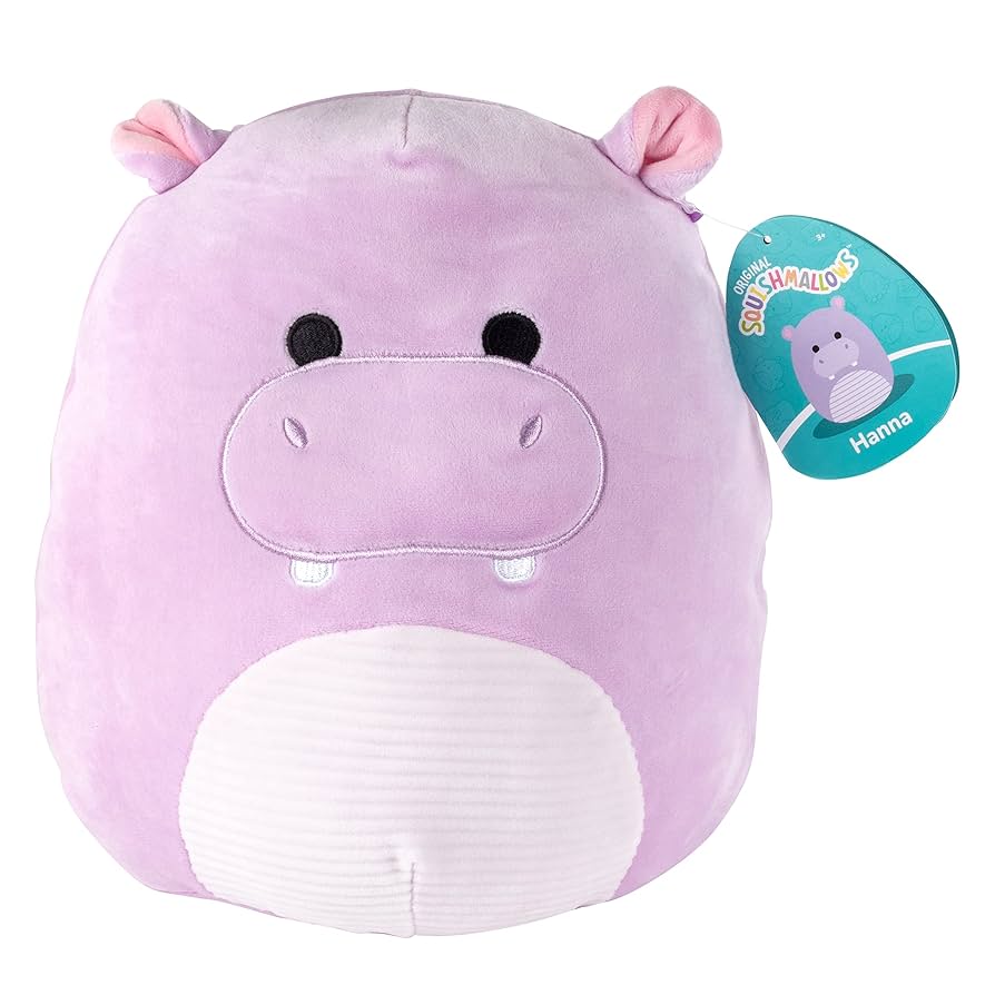 Hanna the Hippo 7.5” Squishmallow Plush