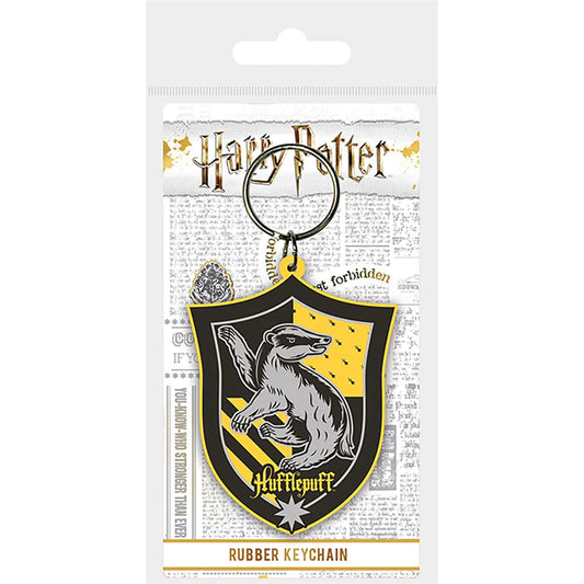 Harry Potter Hufflepuff Rubber Keychain