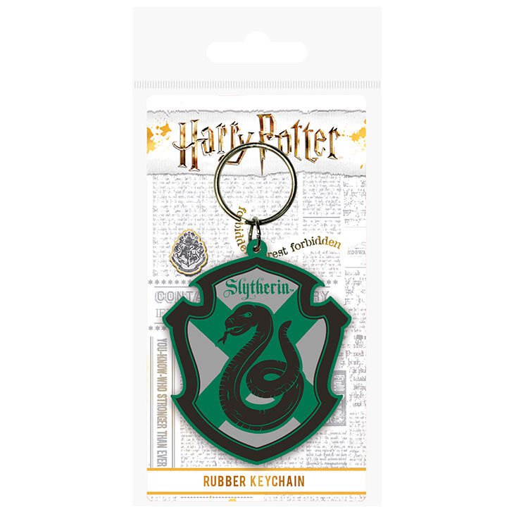 Harry Potter Slytherin Rubber Keychain