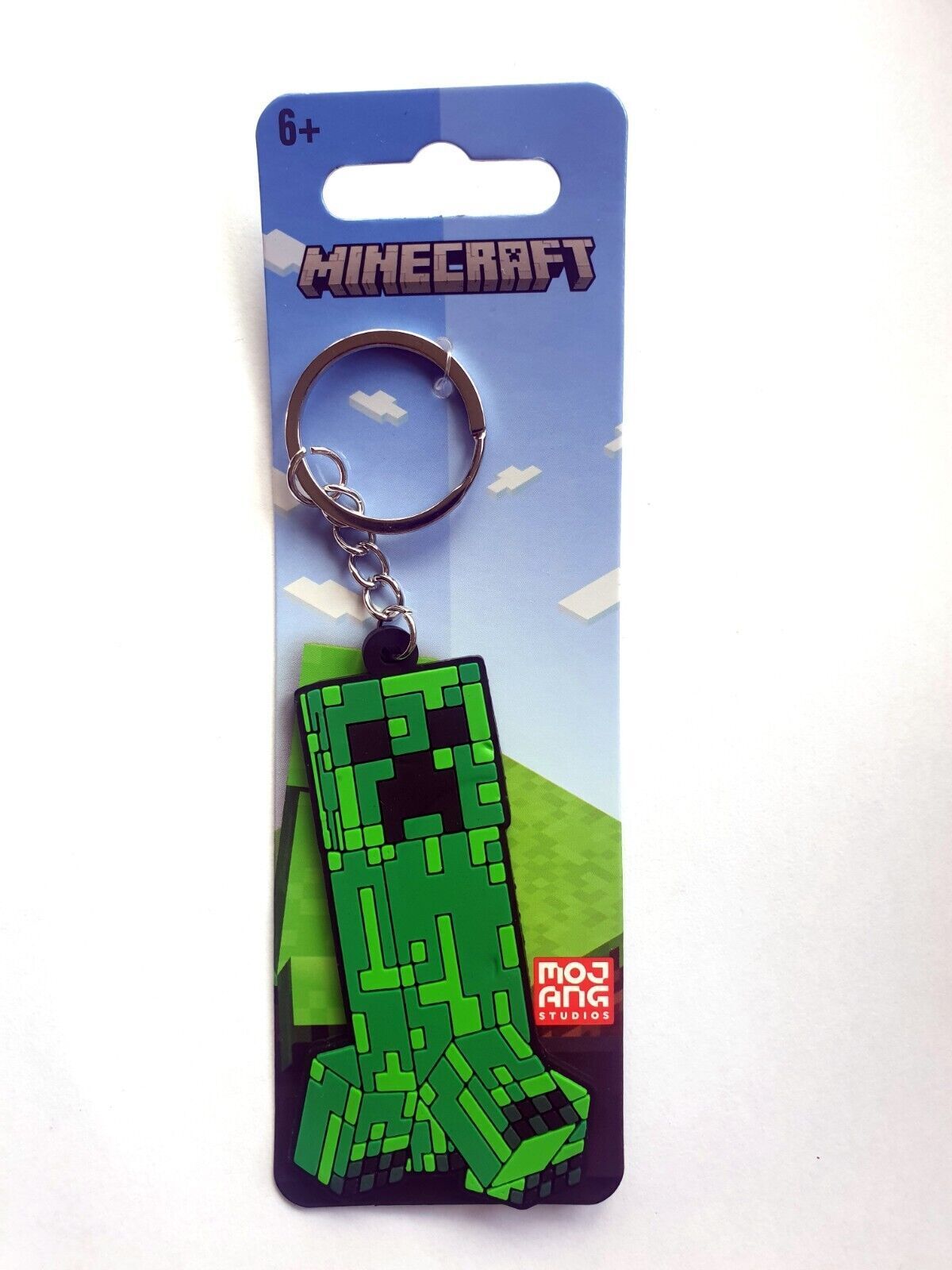 Minecraft Creeper Rubber Keychain