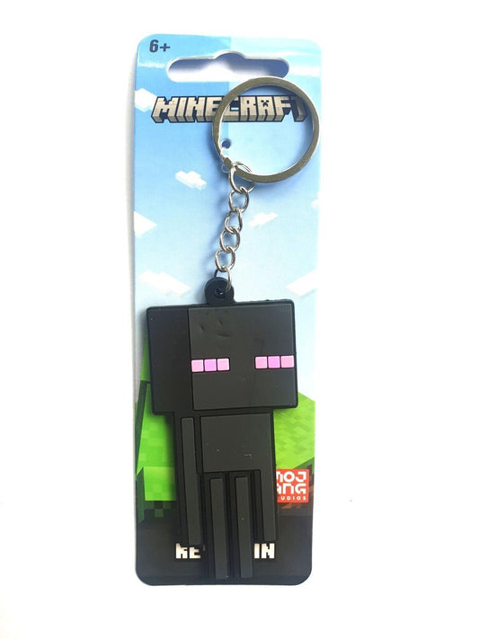 Minecraft Enderman Rubber Keychain