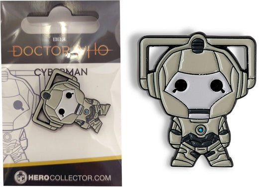 Doctor Who Cyberman Pin Badge