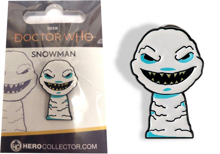 Doctor Who Snowman Pin Badge