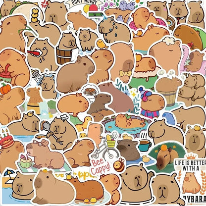 Capybara Waterproof Sticker