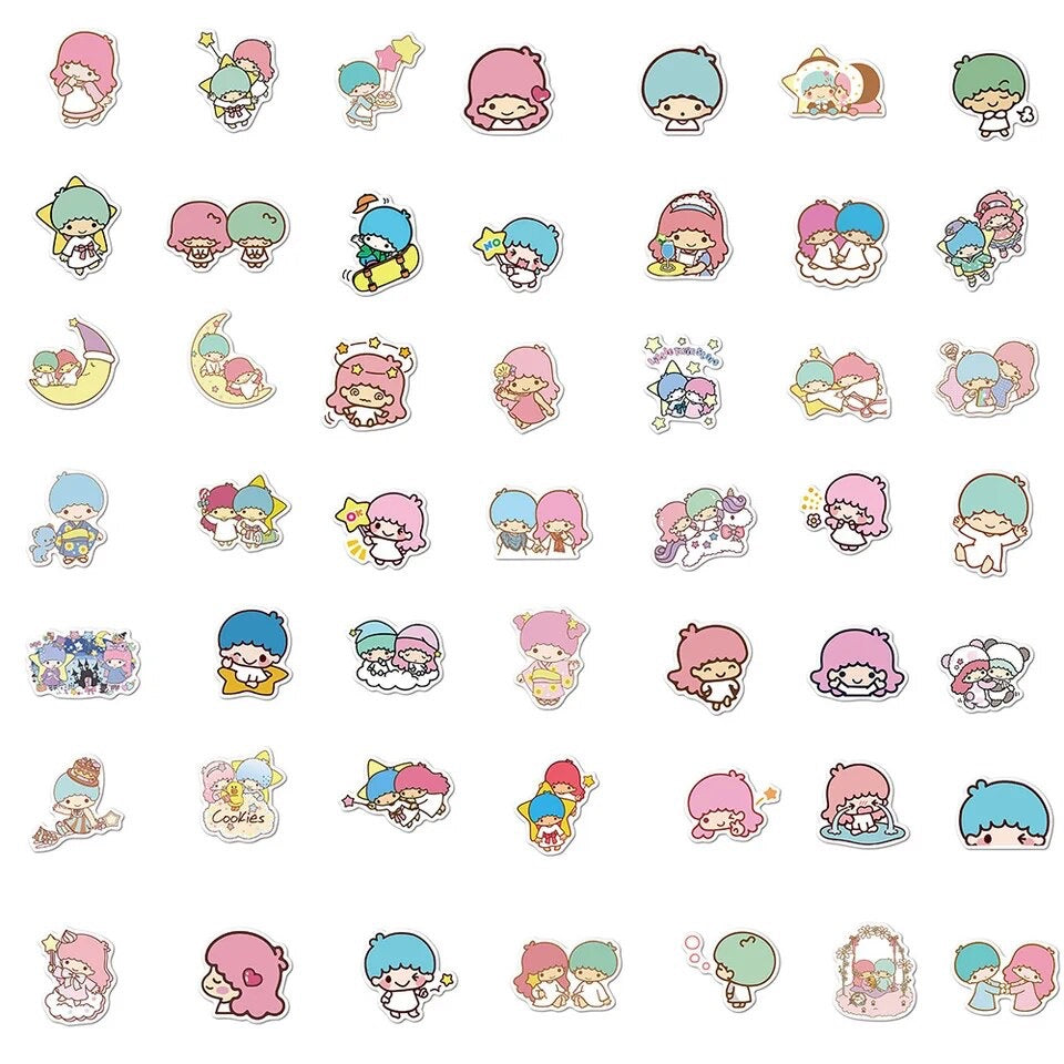 Sanrio Little Twin Stars Waterproof Sticker