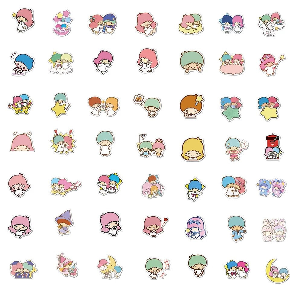 Sanrio Little Twin Stars Waterproof Sticker