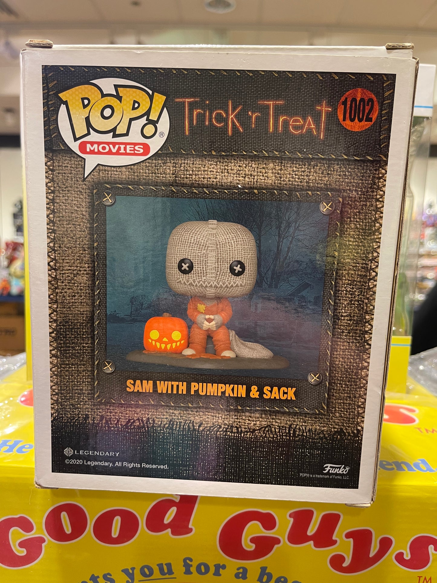 Trick ‘r Treat 1002 Sam with Pumpkin & Sack Deluxe Funko Pop! Vinyl Figure