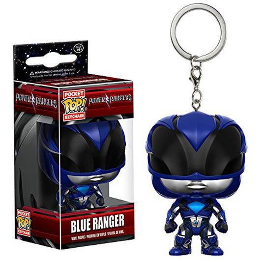 Power Rangers Blue Ranger Funko Pop! Pocket Keychain