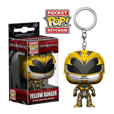 Power Rangers Yellow Ranger Funko Pop! Pocket Keychain