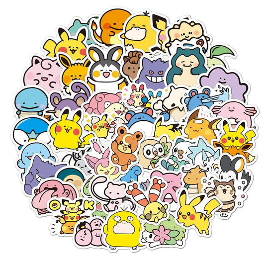 Pokémon Kawaii Waterproof Sticker