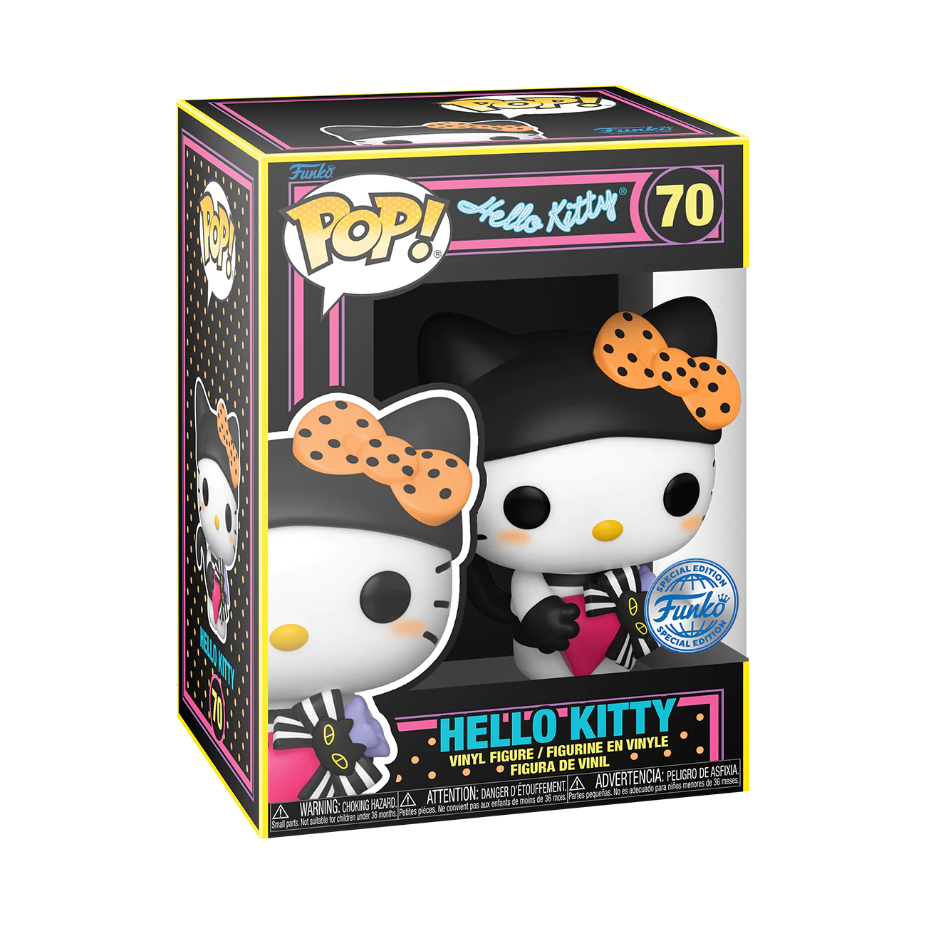 Sanrio 70 Hello Kitty Blacklight Funko Pop! Vinyl Figure