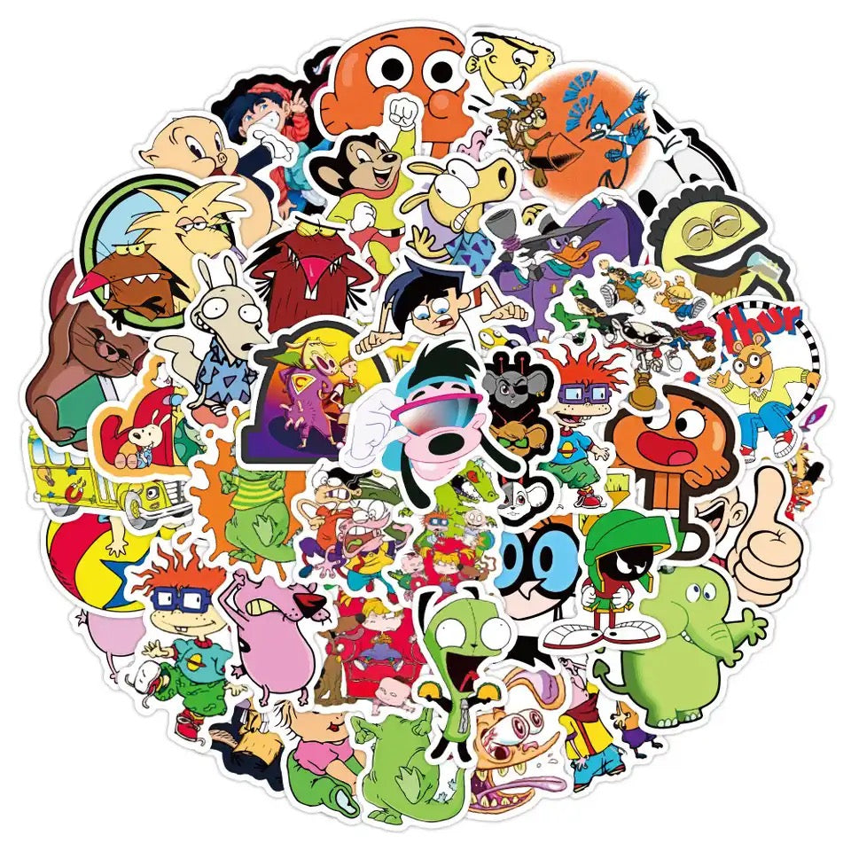 Retro Cartoon Sticker