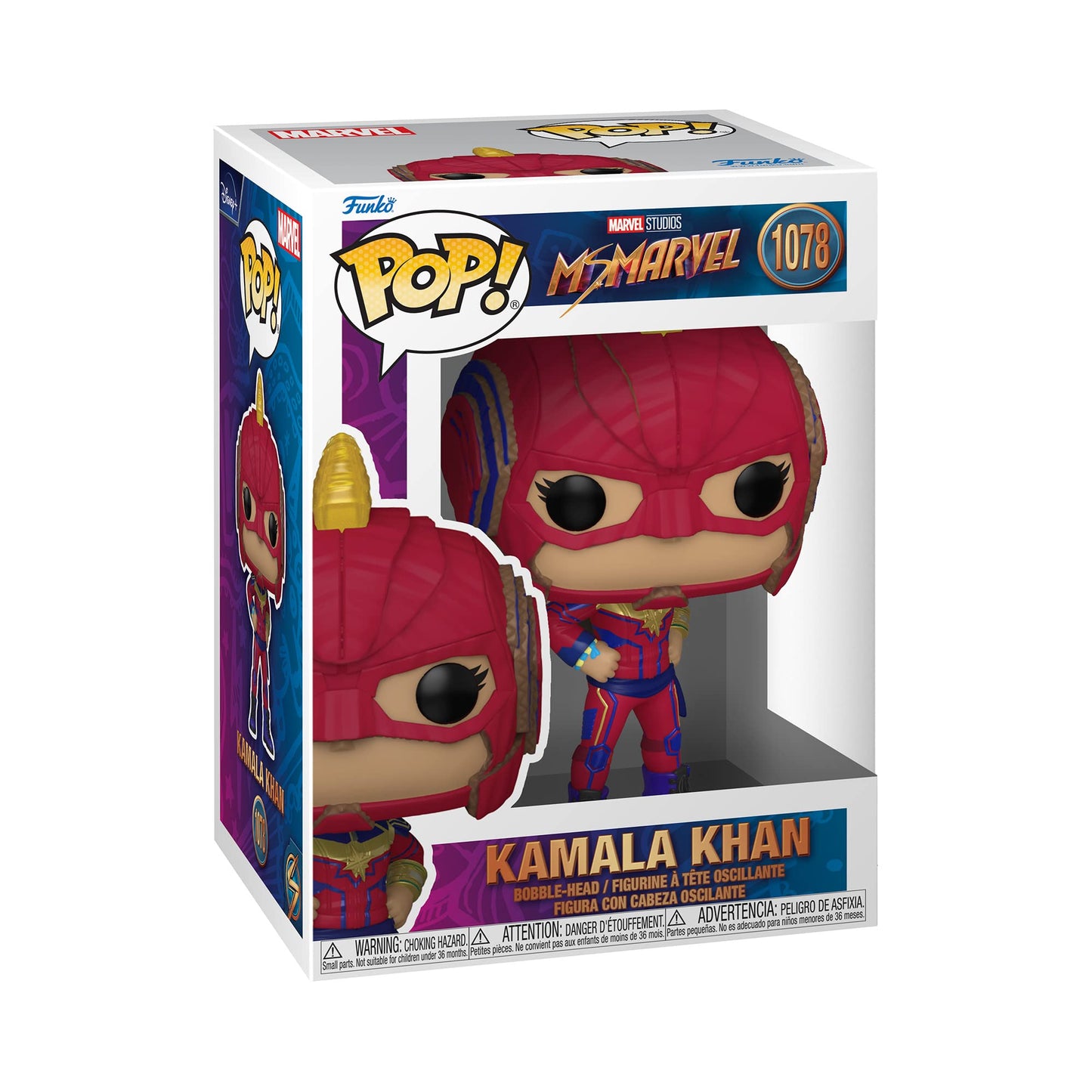 Ms. Marvel 1078 Kamala Khan Funko Pop! Vinyl Figure