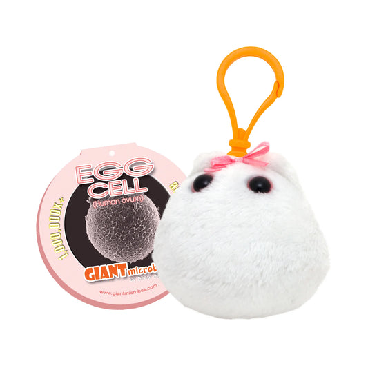Egg Cell Giant Microbes Plush Keychain
