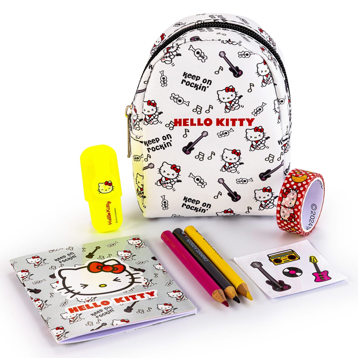 Hello Kitty Little Bags with 5 Stationery Surprises!