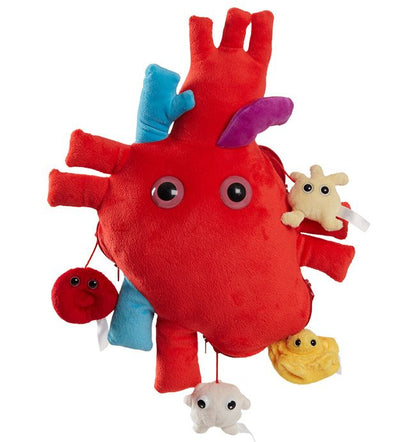 Heart Deluxe XL with Mini Microbes Giant Microbes Plush