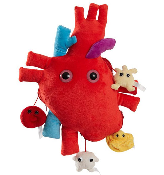 Heart Deluxe XL with Mini Microbes Giant Microbes Plush
