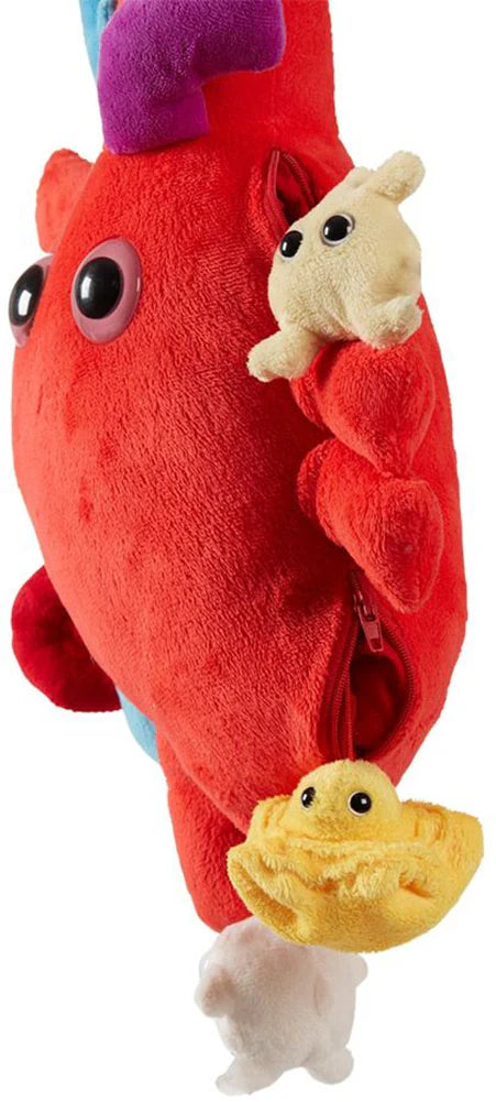 Heart Deluxe XL with Mini Microbes Giant Microbes Plush