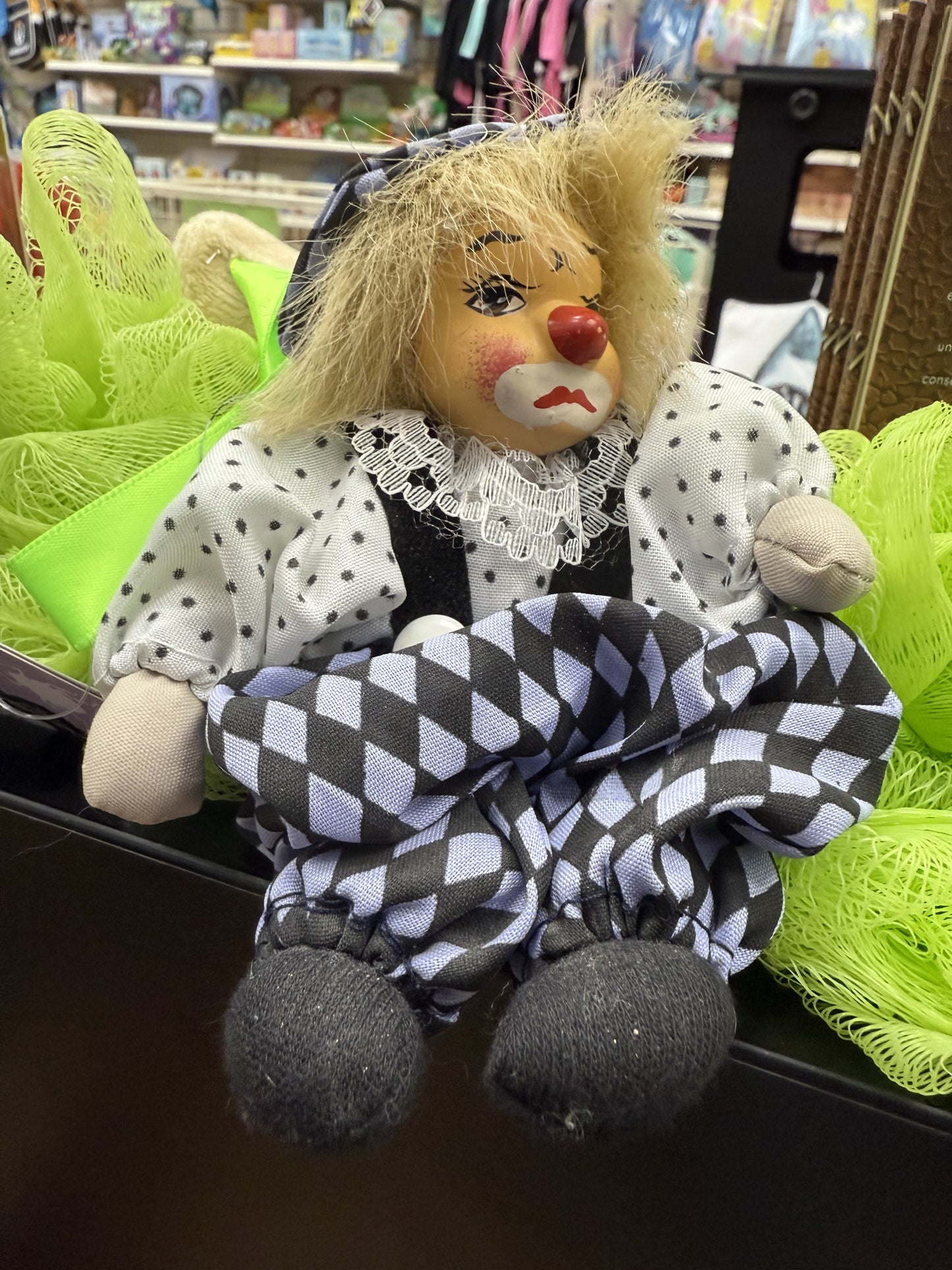 Grumps the Clown Porcelain Doll
