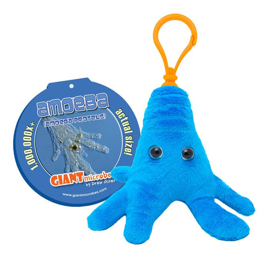 Amoeba Giant Microbes Plush Keychain