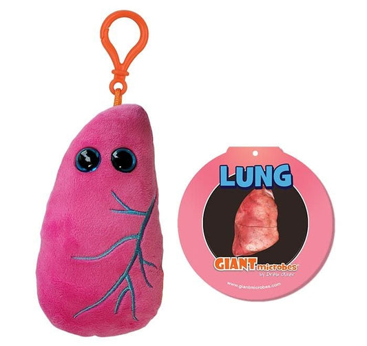 Lung Giant Microbes Plush Keychain