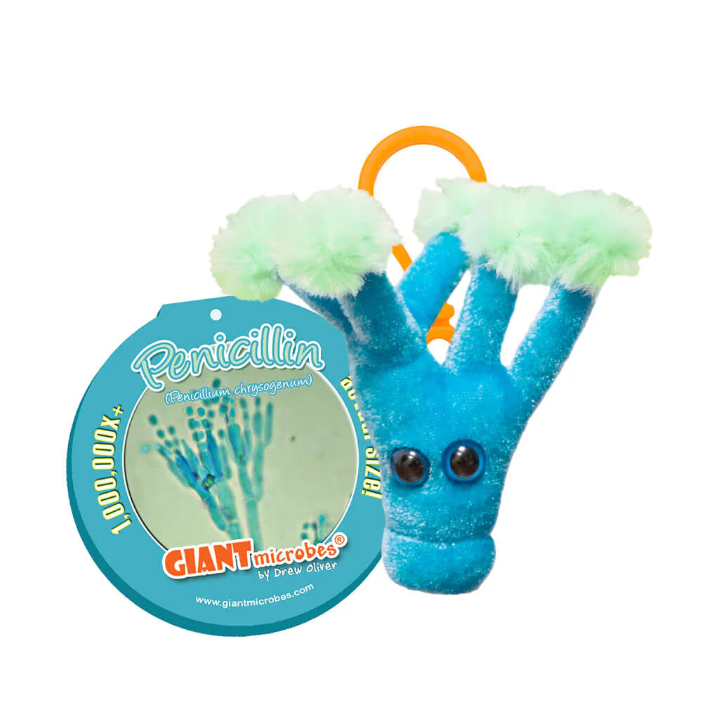 Penicillin Giant Microbes Plush Keychain