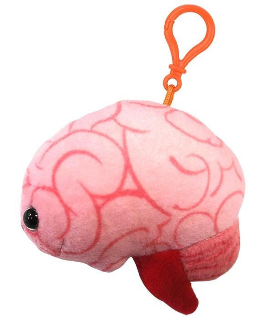 Brain Giant Microbes Plush Keychain