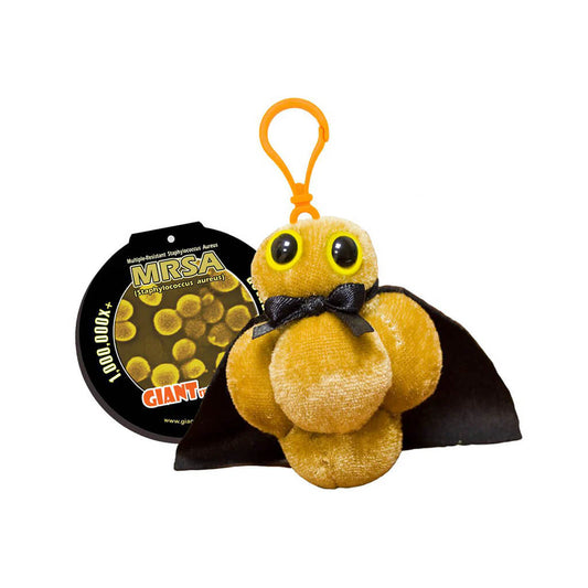 MRSA (Methicillin-Resitance Staphylococcus Aureus) Giant Microbes Plush Keychain